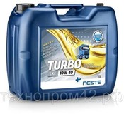 Дизельное моторное масло Neste Turbo LXE 10W-40 20 л (186320)